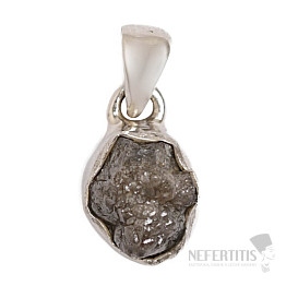 Diamant Natur Roh Anhänger Silber Ag 925 P291