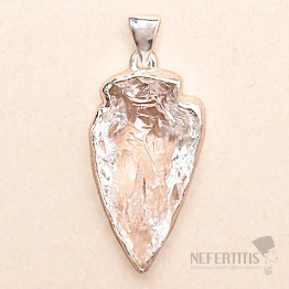 Lemurský krystal přívěsek stříbro Ag 925 P291