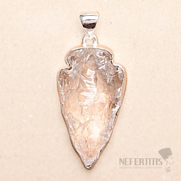 Lemurský krystal přívěsek stříbro Ag 925 P293