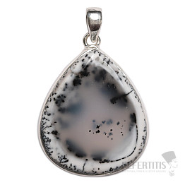 Opál dendritické prívesok striebro Ag 925 P2940