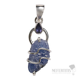 Designer pendant tanzanite silver Ag 925 P295