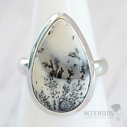Opal dendritic ring silver Ag 925 R2953
