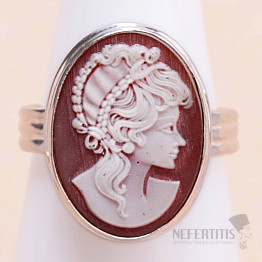Achat Kamee Ring Silber Ag 925 KO298
