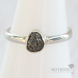 Diamant Natur Rohring Silber Ag 925 R299