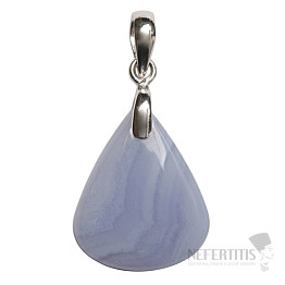 Achatspitzen-Anhänger in Blau, Silber Ag 925 Nr. 3