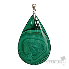Malachite pendant silver Ag 925 no. 3