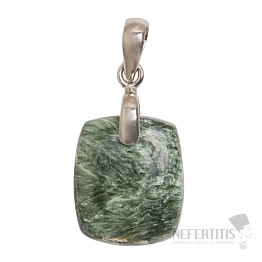Seraphinite rhodium-plated pendant silver Ag 925 no. 3