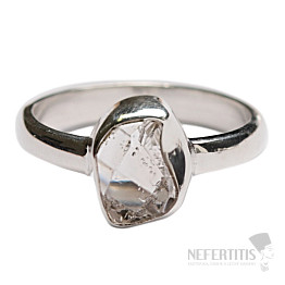 Herkimer diamond ring silver Ag 925 R3