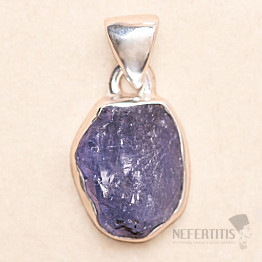 Tansanit Rohanhänger Silber Ag 925 LOT300