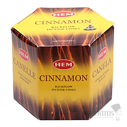 Vonné kužely pro tekoucí dým HEM Cinnamon