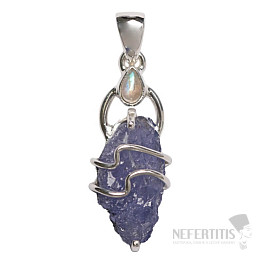 Designer pendant tanzanite silver Ag 925 P303