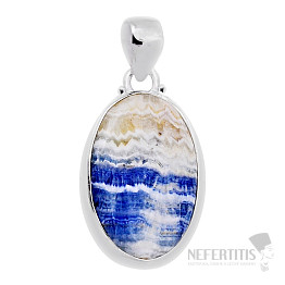 Scheelitblauer Anhänger Silber Ag 925 30374