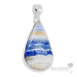 Scheelitblauer Anhänger Silber Ag 925 30379