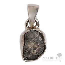 Diamant přírodní surový přívěsek stříbro Ag 925 P304