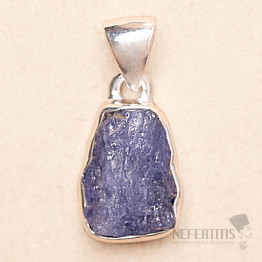 Tansanit Rohanhänger Silber Ag 925 LOT304