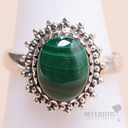 Malachit-Ring Silber Ag 925 30663