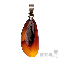 Jantar přívěsek stříbro Ag 925 č. 31