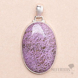 Stichtit purpurový přívěsek stříbro Ag 925 31241