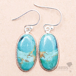 Turquoise earrings silver Ag 925 31918
