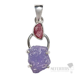 Designer pendant tanzanite silver Ag 925 P323