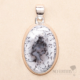 Opal dendritischer Anhänger Silber Ag 925 P3236