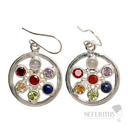 Chakra earrings Circles Ag 925 limited edition L32559
