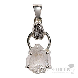 Designový přívěsek Herkimer diamant stříbro Ag 925 P327