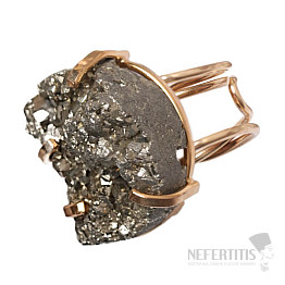 Be Beautiful Pyrite druse ring 33
