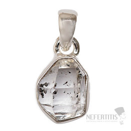Herkimer diamant přívěsek stříbro Ag 925 P3319