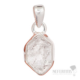 Herkimer diamant prívesok striebro Ag 925 P3340