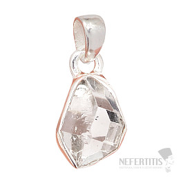 Herkimer diamant prívesok striebro Ag 925 P3343