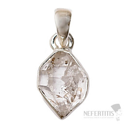 Herkimer diamant prívesok striebro Ag 925 P3345