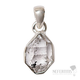 Herkimer diamant přívěsek stříbro Ag 925 P3354