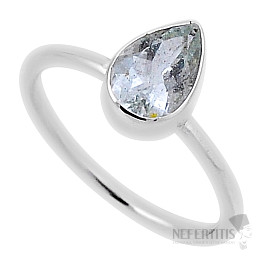 Amethyst green - prasiolite ring silver Ag 925 33541