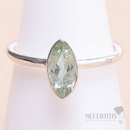 Grüner Amethyst - Prasiolith Ring Silber Ag 925 33550