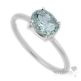 Grüner Amethyst - Prasiolith Ring Silber Ag 925 33553