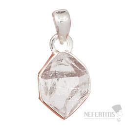 Herkimer diamant prívesok striebro Ag 925 P3357