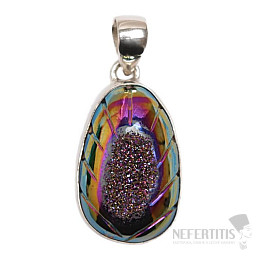 Titanium pendant silver Ag 925 P336