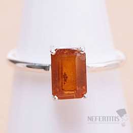 Kyanit Orange Ring Silber Ag 925 33712