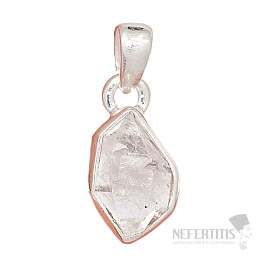 Herkimer diamond pendant silver Ag 925 P3382