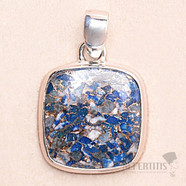 Lapislazuli Anhänger Silber Ag 925 35063