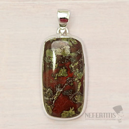 Dragon stone pendant silver Ag 925 P355