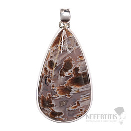 Achat-Röhrenanhänger Silber Ag 925 P360