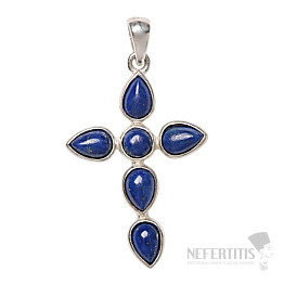Designer pendant Lapis Lazuli silver Ag 925 P369