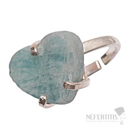 Be Beautiful Aquamarin Herzring 37