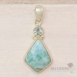 Larimar přívěsek stříbro Ag 925 37263
