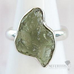 Moldavite silver ring Ag 925 R380
