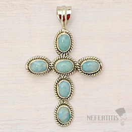 Larimar prívesok striebro Ag 925 39021