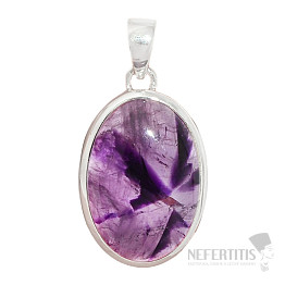 Amethyst star pendant silver Ag 925 P395