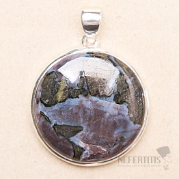 Merlinite pendant silver Ag 925 P399